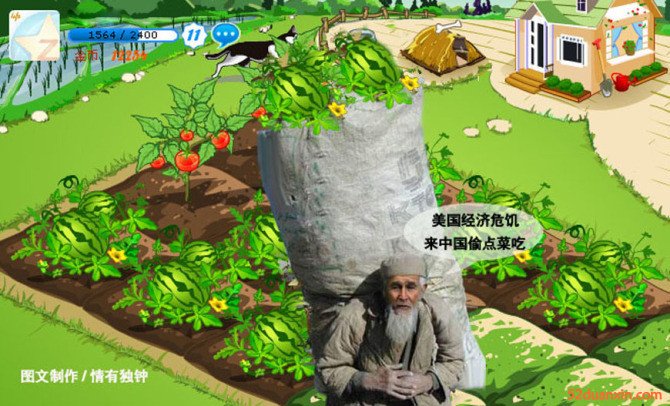 偷菜笑話